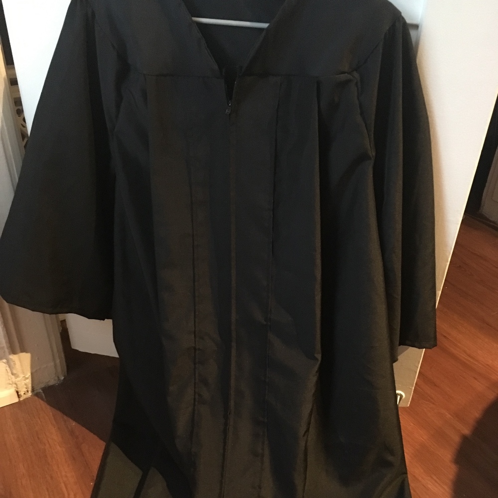 Black graduation gown
